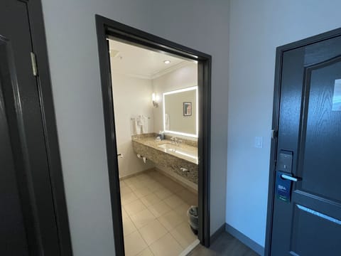 Standard Room, 1 King Bed with Sofa bed, Accessible Bathtub (Mobility) | Bathroom | Combined shower/tub, free toiletries, hair dryer, towels