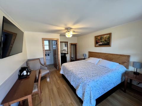 Room, 1 King Bed | Desk, soundproofing, iron/ironing board, free WiFi