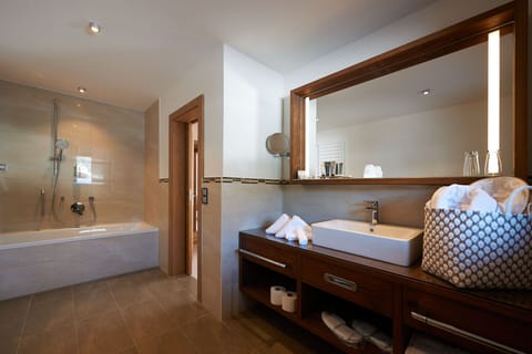 Free toiletries, hair dryer, slippers, towels