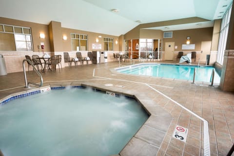 Indoor pool, outdoor pool