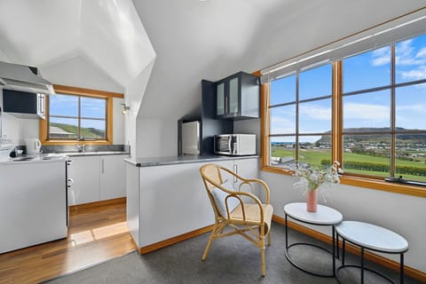 Three Bedroom Seaview Apartment | Free minibar items, desk, laptop workspace, iron/ironing board