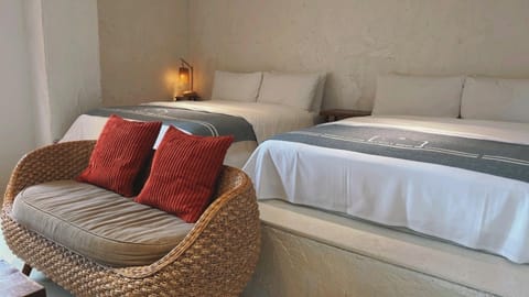 Luxury Quadruple Room, 2 Double Beds | Egyptian cotton sheets, premium bedding, down comforters, pillowtop beds