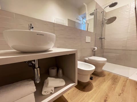 Suite, 1 Bedroom | Bathroom | Free toiletries, hair dryer, bidet, towels