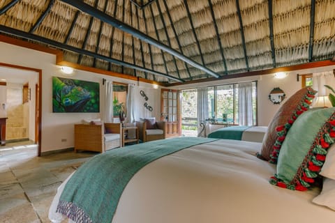 Rainforest Cottage Double Room | In-room safe, individually decorated, individually furnished, desk