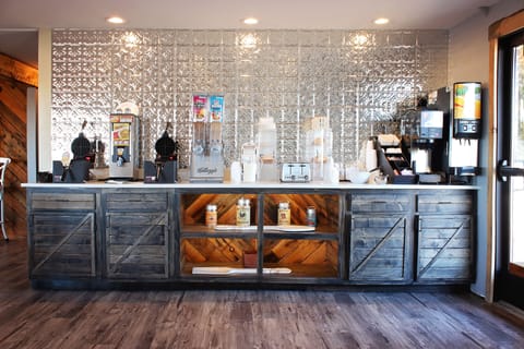 Free daily self-serve breakfast
