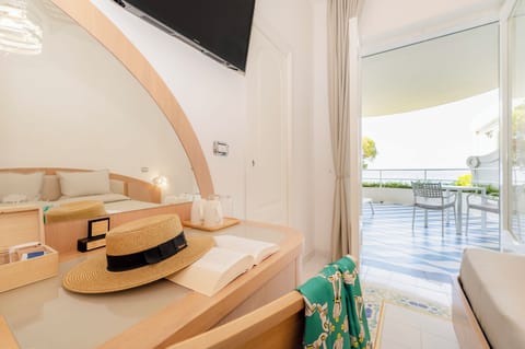 Superior Double or Twin Room, Terrace, Sea View | View from room