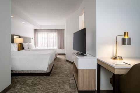 Suite, Multiple Beds | In-room safe, desk, laptop workspace, blackout drapes