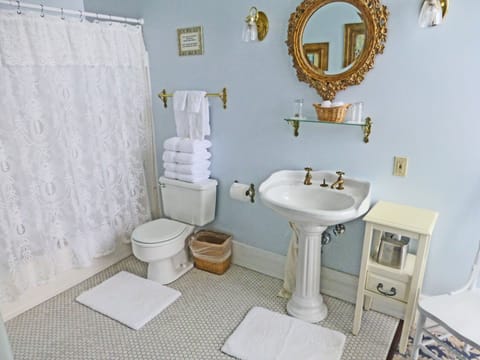 Superior Queen Room | Bathroom | Rainfall showerhead, free toiletries, hair dryer, towels