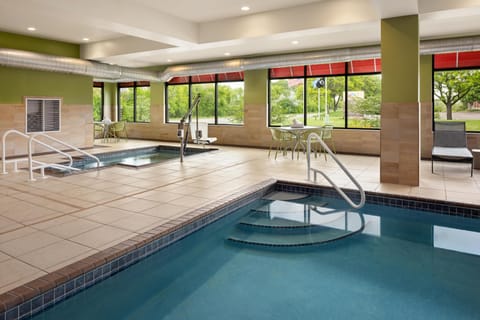 Indoor pool, open 6:00 AM to 11:00 PM, sun loungers