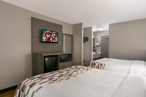 Standard Room, 2 Queen Beds, Non Smoking | Blackout drapes, free WiFi, bed sheets