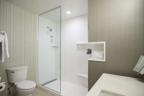 Free toiletries, hair dryer, towels, soap