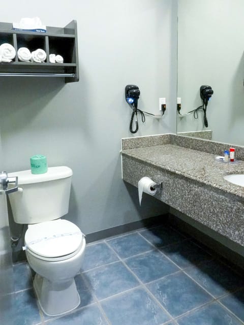 Suite, 1 King Bed, Non Smoking | Bathroom | Combined shower/tub, free toiletries, hair dryer, towels