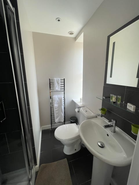 Room (The John Martin) | Bathroom | Shower, free toiletries, hair dryer, towels