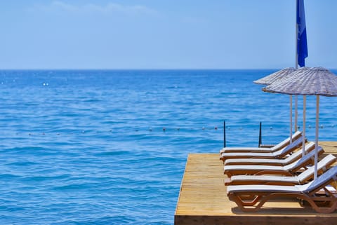 Private beach