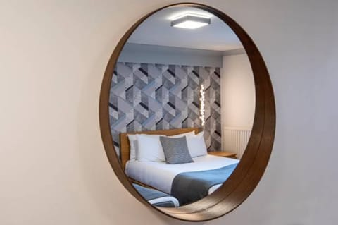 Premium Family Room with two double beds | Hypo-allergenic bedding, in-room safe, desk, laptop workspace