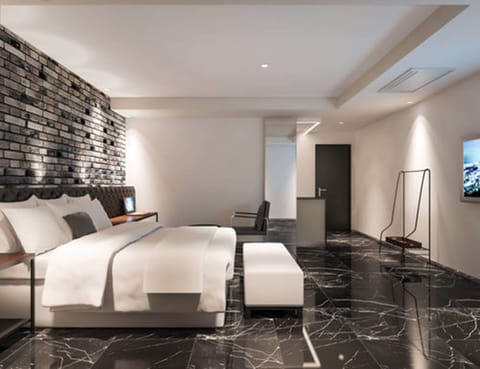 Deluxe Double Room | Down comforters, free minibar, desk, soundproofing
