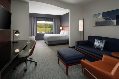 Studio, 1 King Bed with Sofa bed, River View | Premium bedding, pillowtop beds, in-room safe, desk