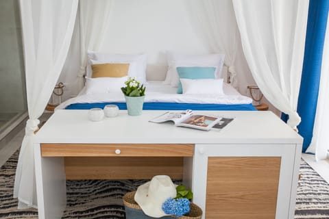 Deluxe Double Room, Balcony, Side Sea View | Premium bedding, memory foam beds, minibar, in-room safe