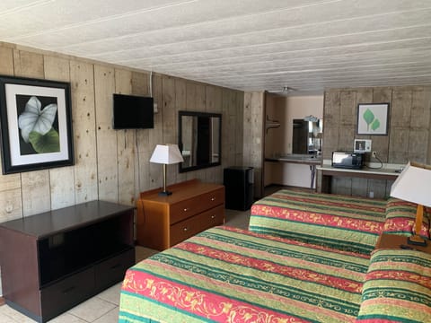 Room, 2 Queen Beds | Desk, WiFi (free), bed sheets
