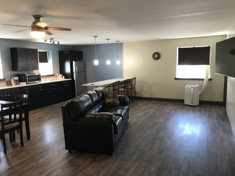 Premium bedding, pillowtop beds, desk, blackout drapes