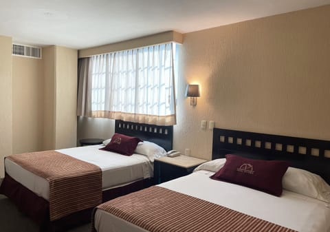 Superior Room, 2 Double Beds | Down comforters, in-room safe, laptop workspace, free cribs/infant beds