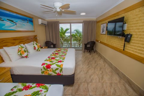 Lagoon View Room | In-room safe, blackout drapes, iron/ironing board, free WiFi