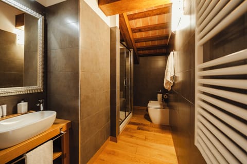 Panoramic Suite, 2 Bedrooms, Mountain View | Bathroom | Shower, rainfall showerhead, designer toiletries, hair dryer