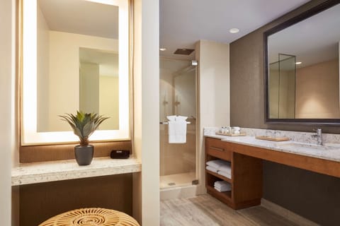Suite, 1 King Bed (Villa) | Bathroom | Separate tub and shower, deep soaking tub, designer toiletries