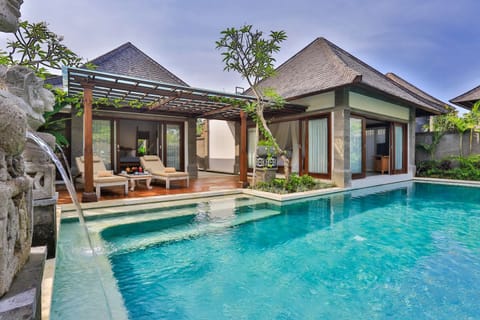 Villa, 2 Bedrooms (Sky Infinity Pool) | Premium bedding, pillowtop beds, minibar, in-room safe