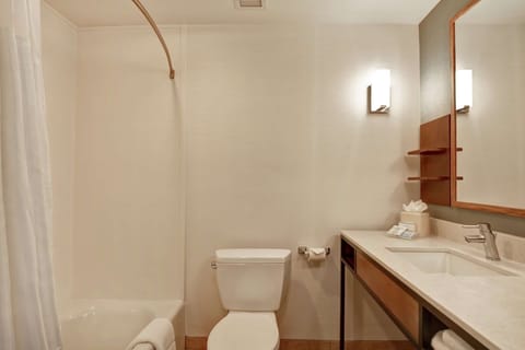 Free toiletries, hair dryer, towels, soap