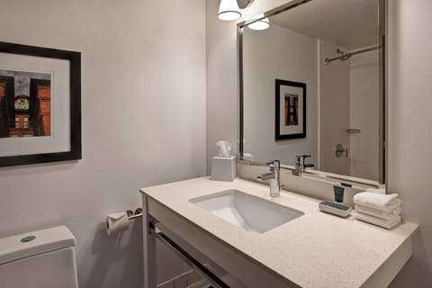 Free toiletries, hair dryer, towels