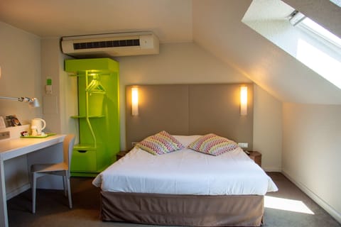 Premium bedding, individually furnished, desk, laptop workspace