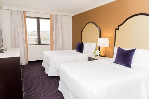 In-room safe, desk, laptop workspace, blackout drapes