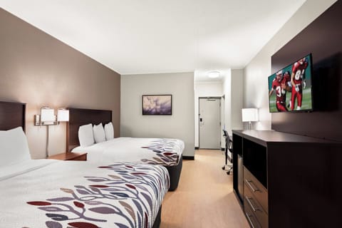 Superior Room, 2 Queen Beds, Non Smoking | In-room safe, desk, laptop workspace, blackout drapes