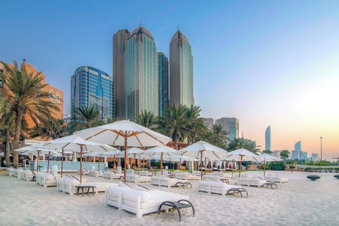 Private beach, free beach cabanas, sun loungers, beach umbrellas