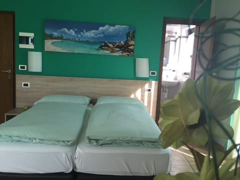 Desk, blackout drapes, soundproofing, free WiFi