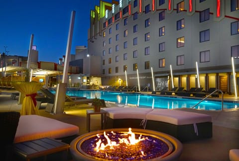 2 outdoor pools, open 8:00 AM to midnight, cabanas (surcharge)
