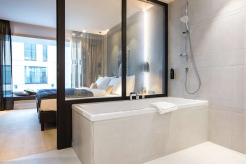 Suite, 1 Bedroom | Bathroom | Hair dryer, towels