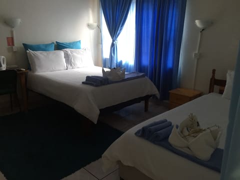 Desk, rollaway beds (surcharge), WiFi (free)