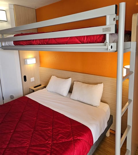 Standard Room, Multiple Beds (1 Double and 1 Single bed) | Desk, laptop workspace, blackout drapes, iron/ironing board