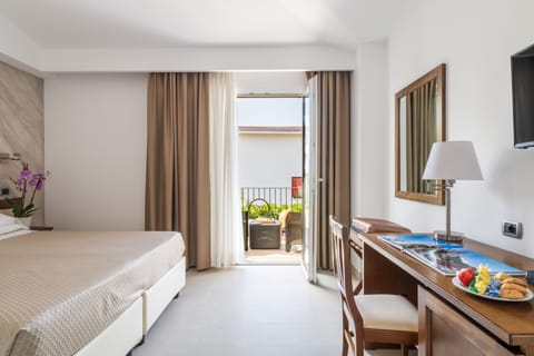 Double or Twin Room, Balcony | Minibar, in-room safe, desk, blackout drapes