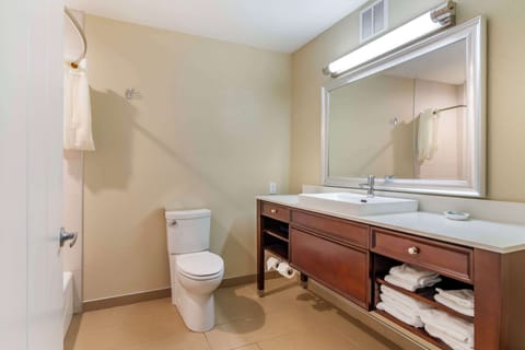 Free toiletries, hair dryer, towels