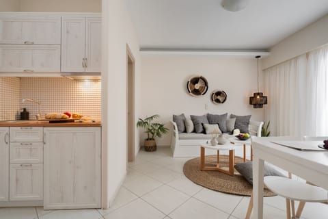 Apartment, 1 Bedroom | Living area | LCD TV