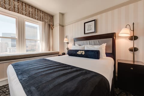 Suite, 1 Bedroom, City View (1 Queen and 1 Sofabed) | Pillowtop beds, in-room safe, blackout drapes, iron/ironing board