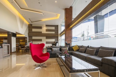 Lobby sitting area