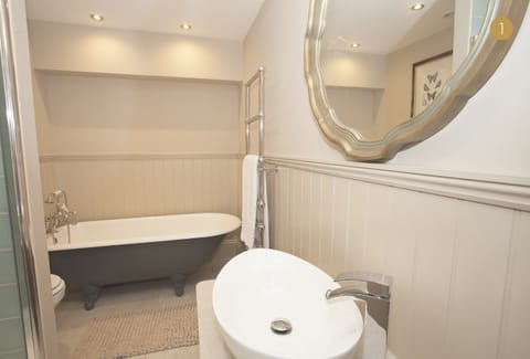 Deluxe Superior Room (Room 1) | Bathroom | Free toiletries, hair dryer, bathrobes, slippers