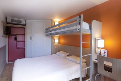 Standard Room, Multiple Beds (1 Double and 1 Single bed) | 1 bedroom, premium bedding, desk, soundproofing