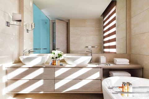 Free toiletries, hair dryer, bathrobes, slippers