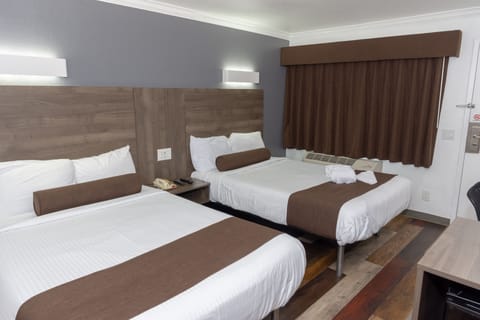 Standard two doubles | Frette Italian sheets, premium bedding, memory foam beds, desk