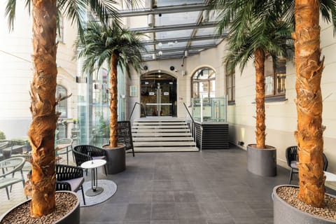 Interior entrance